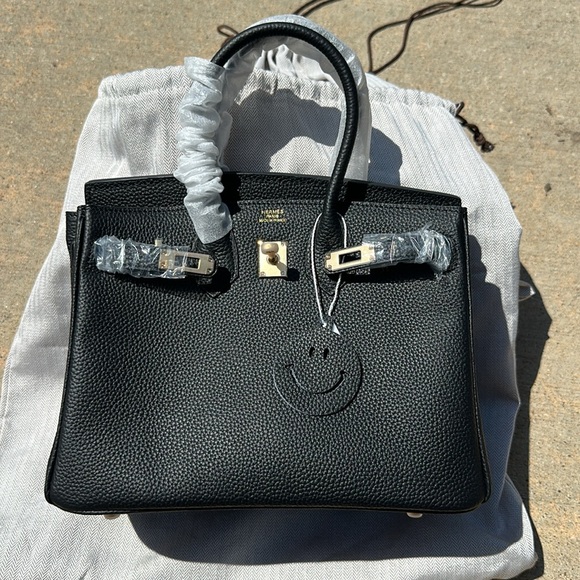 BIRKIN 25 BLACK TOGO LEATHER - Picture 4 of 7